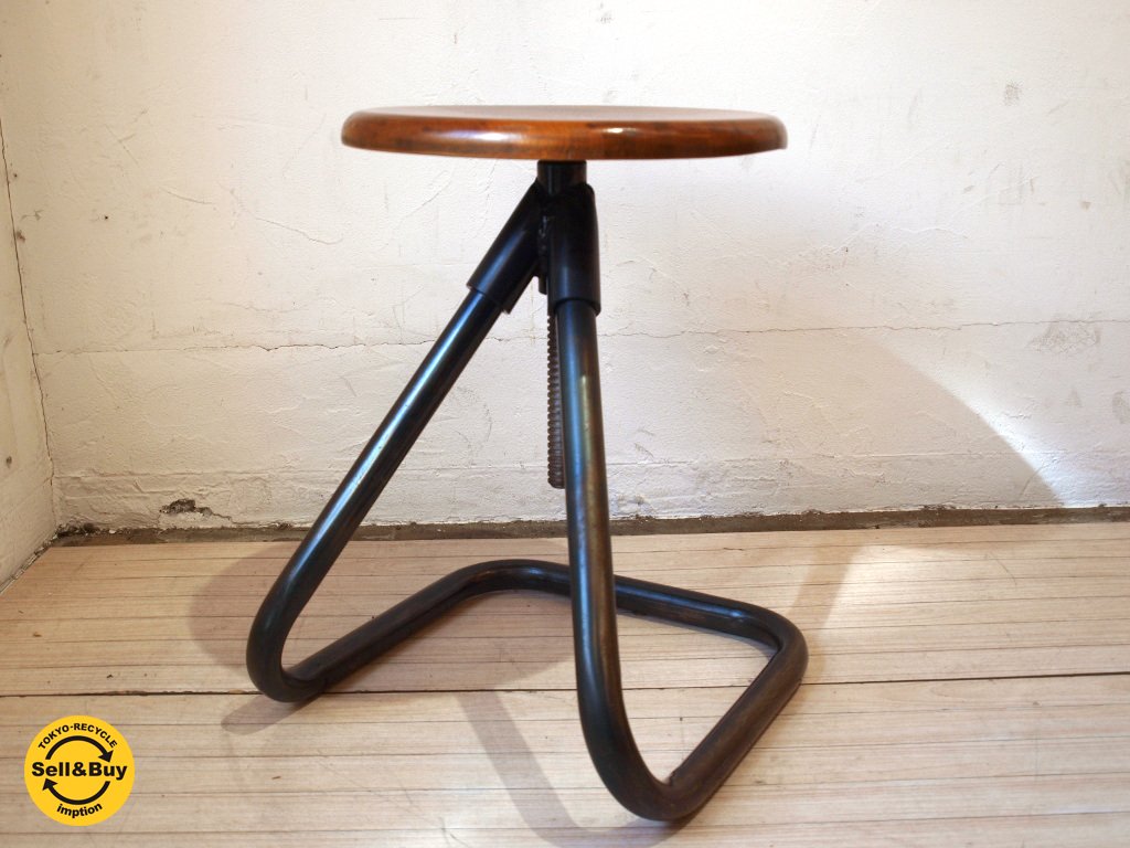 アクメ ファニチャー ACME Furniture ベルズ ファクトリースツール BELLS FACTORY STOOL B 廃盤 ネジ巻きスツール★