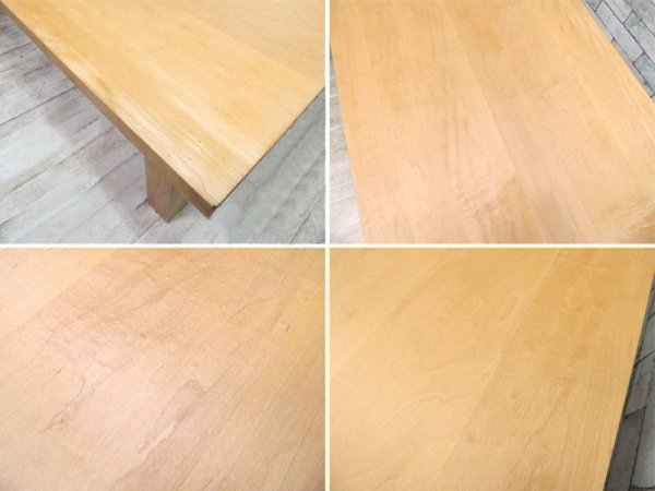 トラックファニチャー TRUCK FURNITURE 希少 初期 メイプル メープル ローテーブル MAPLE LOW TABLE 高級無垢楓材 コーヒーテーブル センターテーブル ◇