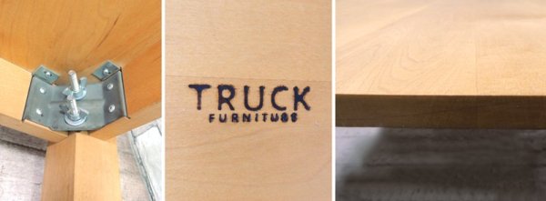 トラックファニチャー TRUCK FURNITURE 希少 初期 メイプル メープル ローテーブル MAPLE LOW TABLE 高級無垢楓材 コーヒーテーブル センターテーブル ◇