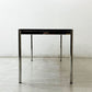 USMモジュラーファニチャー USM Haller USMハラーテーブル ワーキングデスク ダイニングテーブル チャコールリノリウム H74cm アジャスター A ●