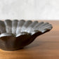 安福由美子 錆釉菊鉢 14cm 現代作家 ♪