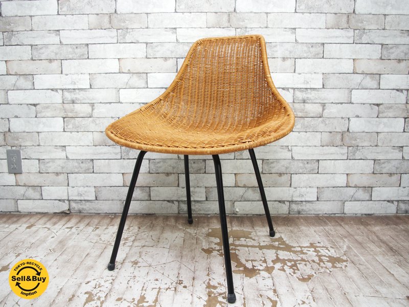 イデー IDEE バーバスチェア BARBAS CHAIR ラタン × アイアン ●