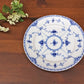 ロイヤルコペンハーゲン ROYAL COPENHAGEN ブルーフルーテッド ハーフレース プレート 中皿 19cm B ◎