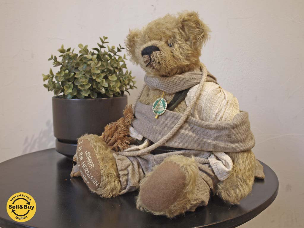 ハーマン HERMANN テディベア Teddy Bear ドイツ 1000体限定 Joseph 3. in the HERMANN Biblical Series Nr.182 ★