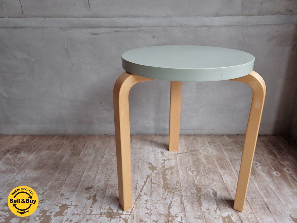 アルテック artek スツール60 stool60 80周年アニバーサリー パイミオカラー グリーン アルヴァ・アアルト Alvar Aalto ♪