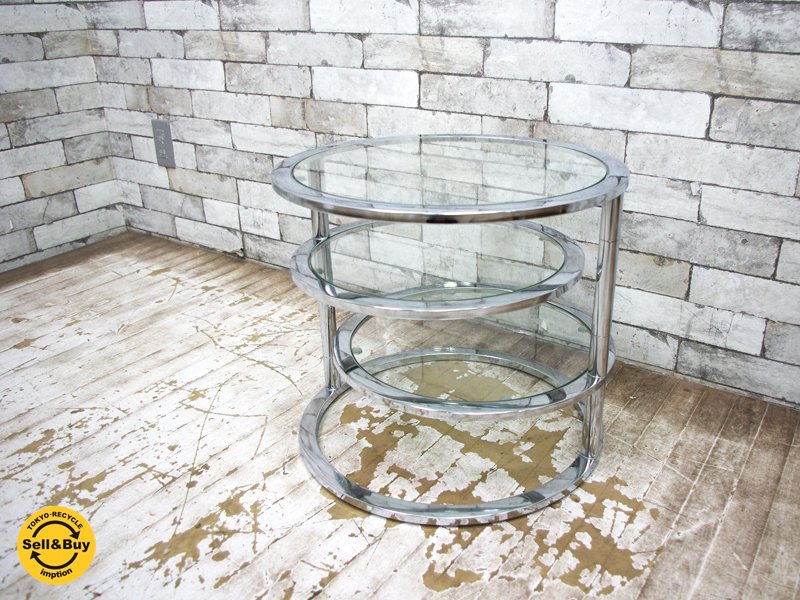 アスプルンド ASPLUND スイベル ガラステーブル Swivel glass table モダンデザイン ●