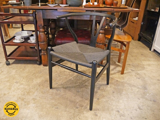 カール ハンセン ＆ サン Carl Hansen & Son Yチェア CH24 ハンス・J・ウェグナー ビーチ材 ブラックペーパーコード 日本仕様サイズ ■