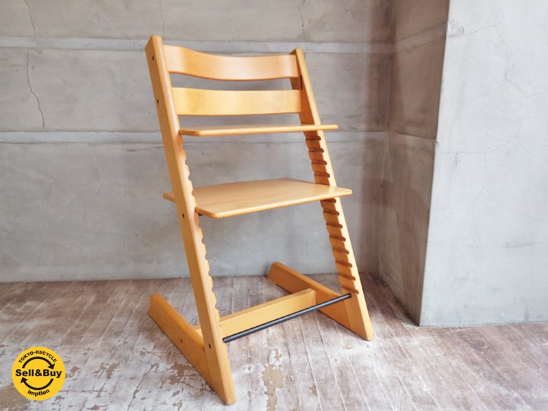 ストッケ STOKKE  トリップトラップ TRIPP TRAPP 旧型 チェア キッズ ベビーチェア チェリー ♪