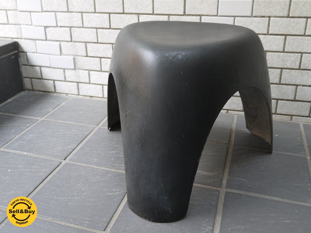 コトブキ kotobuki ビンテージ エレファントスツール Elephant Stool 黒 FRP製 柳宗理 ■