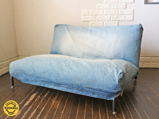 ジャーナルスタンダードファニチャー Journal Standard Furniture ロデ RODEZ カバーリング 2P ソファ デニム リクライニングソファ ◎