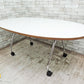 ヴィトラ Vitra モジュラーシステム アドホック Ad Hoc シリーズ ミーティングテーブル オーバル 会議テーブル ホワイト W180 ●