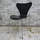 フリッツハンセン Fritz Hansen セブンチェア Seven Chair アルネヤコブセン Arne Jacobsen カラードアッシュ 195 ブラック '00.ver 状態良好 ◇