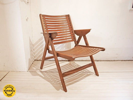 レックス REX ビンテージ フォールディング Folding Chair プライウッド ラウンジチェア 折畳みチェア ニコ・クラリ Niko Kralj ★