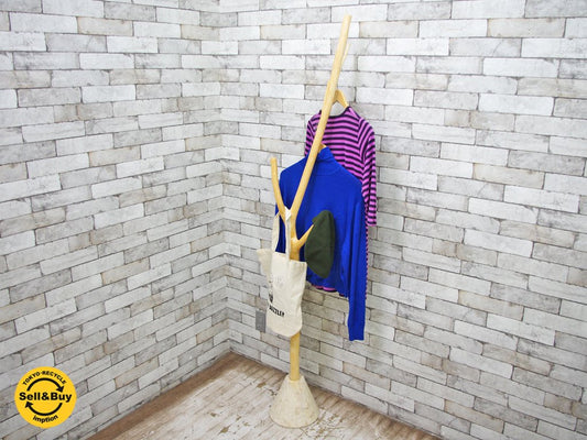 イデー IDEE ウッデンコートツリー Wooden Coat Tree コートハンガー ハンガーラック 廃盤希少 ●