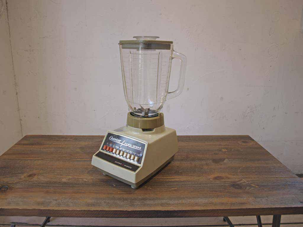 ビンテージ オスタライザー Osterizer blender サイクルブレンド 10スピード ブレンダー ミキサー グリーン US ★