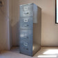 ビンテージ スチール ファイルキャビネット Vintage Steel File Cabinet 4段 ハンドルロック付 ★