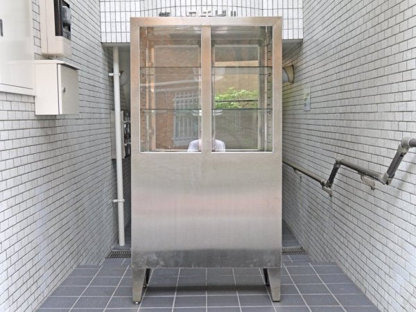 ケビント 医療棚 ドクターキャビネット 収納棚 飾り棚 スチール インダストリアル 工業系デザイン ■