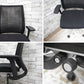 スチールケース Steelcase シンクチェア Think chair デスクチェア オフィスチェア アーム付き 布張り×メッシュ ●