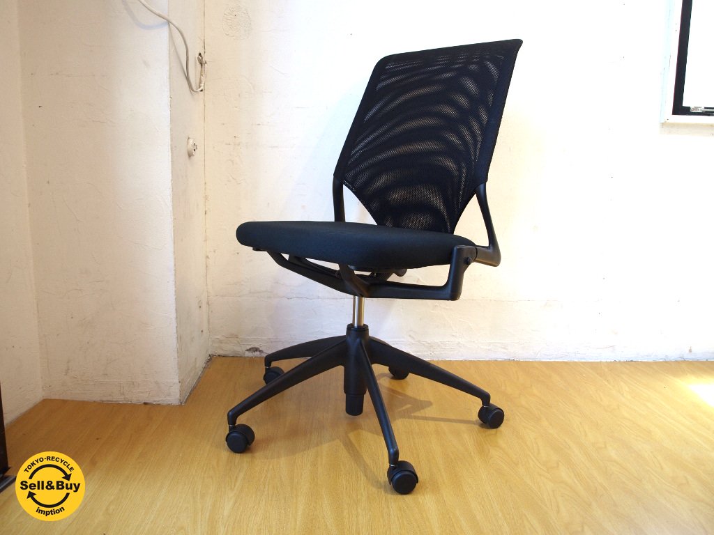 ヴィトラ Vitra デスクチェア Desk chair 昇降機能付 シート前傾機能 ブラック オフィス家具 ★