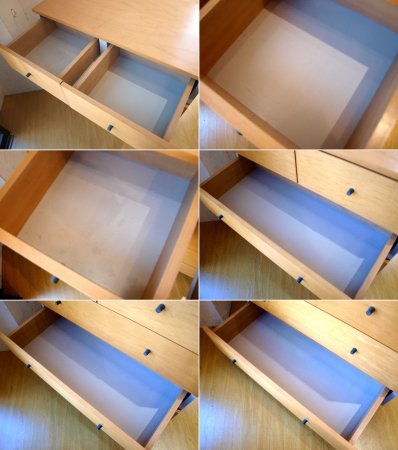 無印良品 MUJI ミドルチェスト Middle chest メープル材 アジャスター付 4段 ★