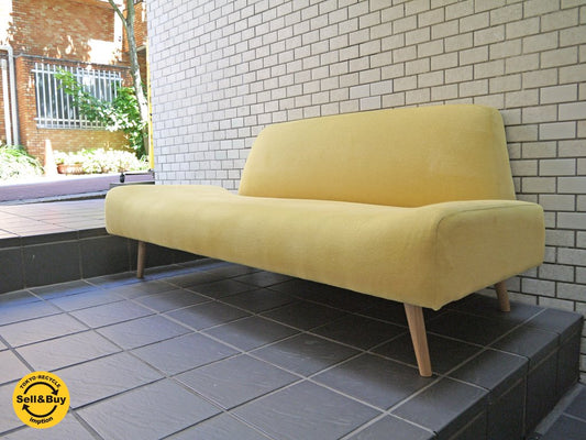 イデー IDEE アーオ ソファ AO SOFA 2人掛け イエロー 岡嶌要 ■