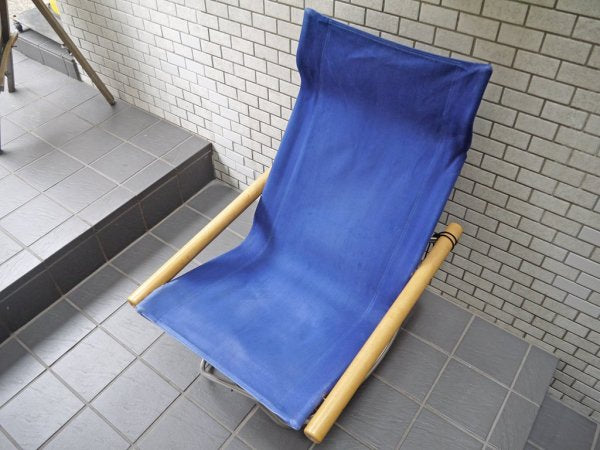ニーチェア Nychair X ロッキング ブルー 新居 猛 折畳み椅子 ラウンジ フォールディングチェア グットデザイン賞 ■
