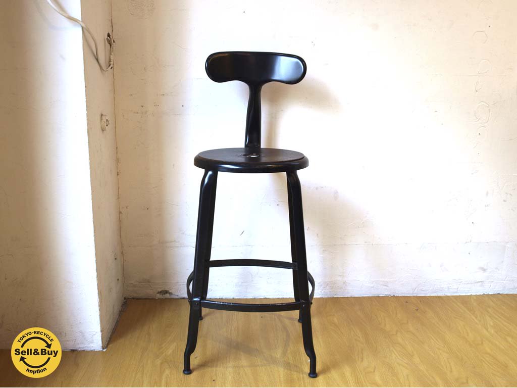 MIJL ニコル チェア NICOLLE CHAIR 60シリーズ レザーシート カウンター ハイチェア ブラック コンランショップ THE CONRAN SHOPA ★