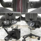 ハーマンミラー Herman Miller アーロンチェア Aeron Chair ランバーサポート Bサイズ グラファイトベース クラシックカーボン フル装備 レッド系カラー ●