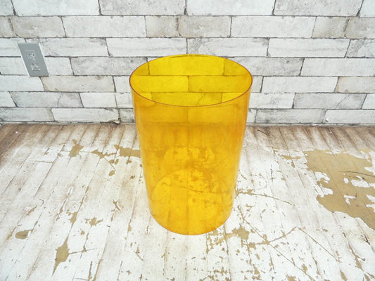 カルテル Kartell ウエストバスケット Waste baskets ダストボックス / 傘立て クリアイエロー ジーノ・コロンビーニ ●