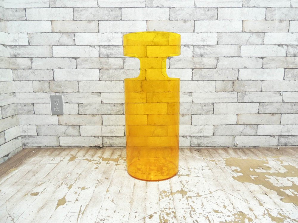 カルテル Kartell アンブレラスタンド Umbrella stands 傘立て / ダストボックス クリアイエロー ジーノ・コロンビーニ ●