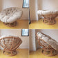 アクメファニチャー ACME Furniture ウィッカー イージーチェア Wicker Easy Chair ラタンフレーム オットマン付 カリフォルニアスタイル ★