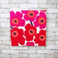 マリメッコ marimekko ウニッコ UNIKKO ファブリックパネル 50 × 50 ●