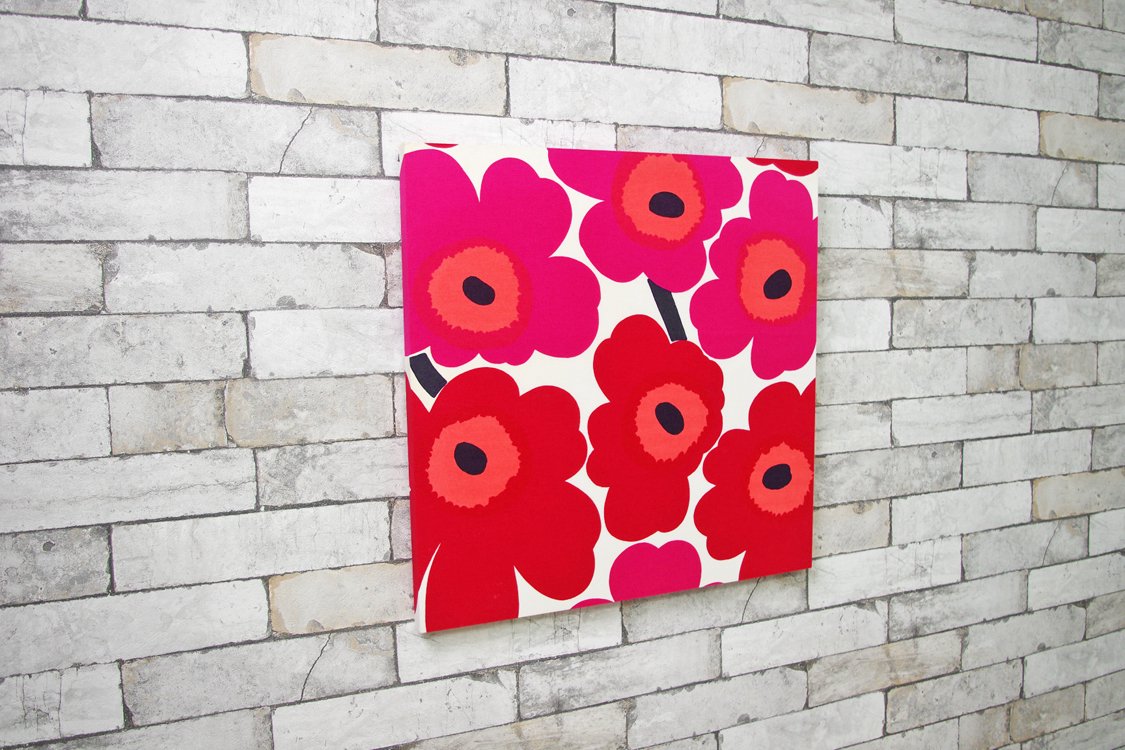 マリメッコ marimekko ウニッコ UNIKKO ファブリックパネル 50 × 50 ●