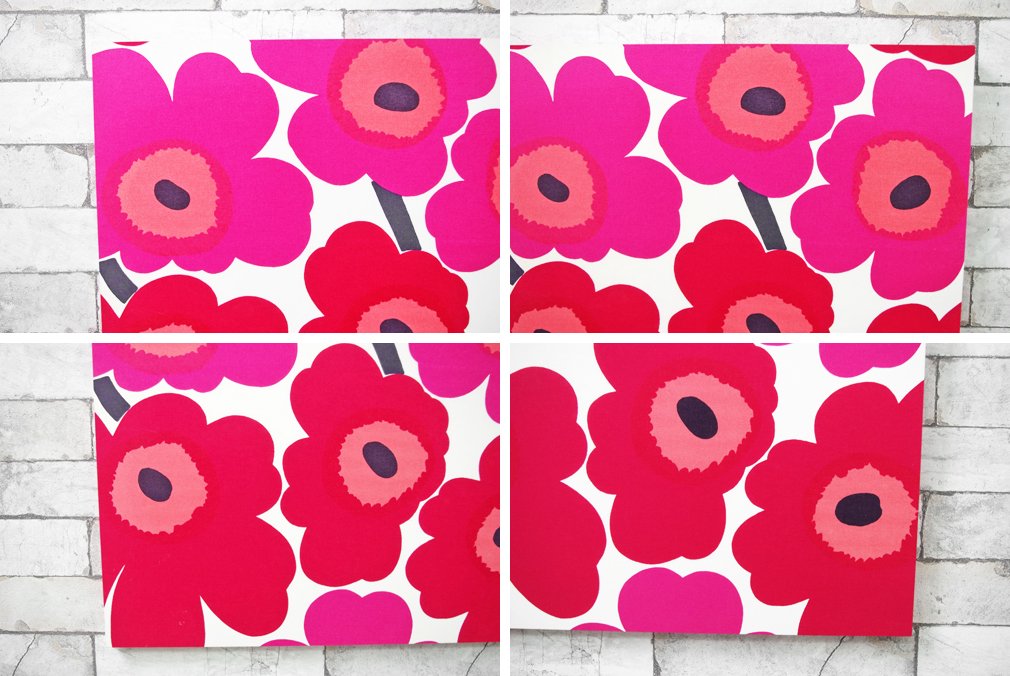 マリメッコ marimekko ウニッコ UNIKKO ファブリックパネル 50 × 50 ●