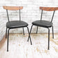 アクメ ファニチャー ACME Furniture グランビュー GRANDVIEW ダイニングチェア 2脚セット オーク材 アイアン脚 インダストリアル ●