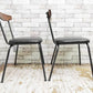 アクメ ファニチャー ACME Furniture グランビュー GRANDVIEW ダイニングチェア 2脚セット オーク材 アイアン脚 インダストリアル ●