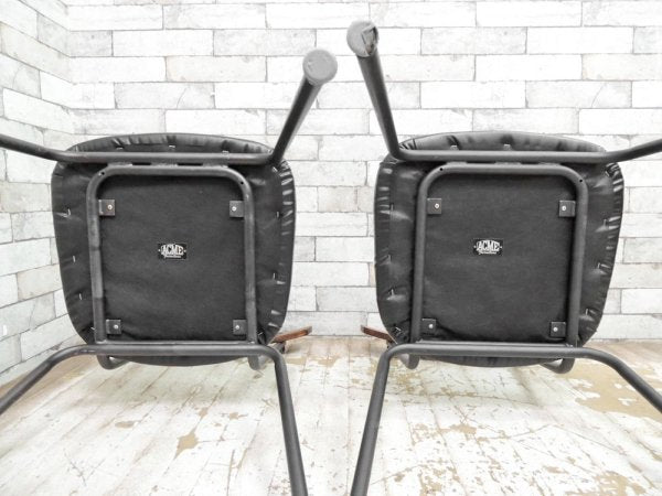 アクメ ファニチャー ACME Furniture グランビュー GRANDVIEW ダイニングチェア 2脚セット オーク材 アイアン脚 インダストリアル ●