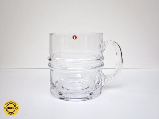 イッタラ iittala ピサラレンガス Pisararengas ビアジョッキ ビールグラス ティモ・サルパネヴァ 旧ロゴシール B ♪