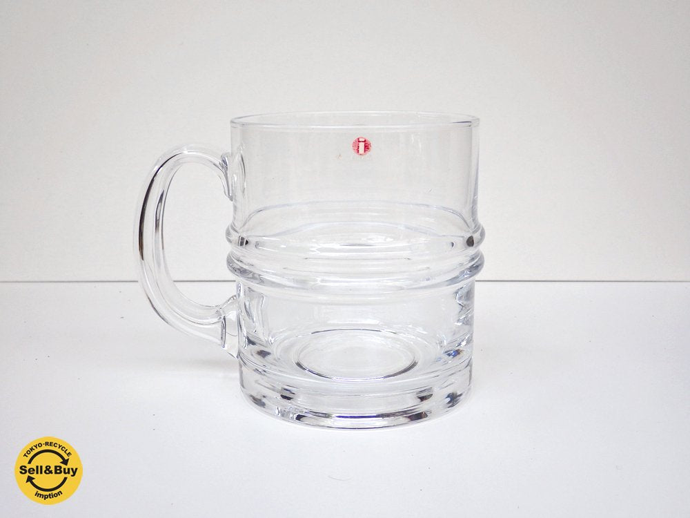 イッタラ iittala ピサラレンガス Pisararengas ビアジョッキ ビールグラス ティモ・サルパネヴァ 旧ロゴシール A ♪