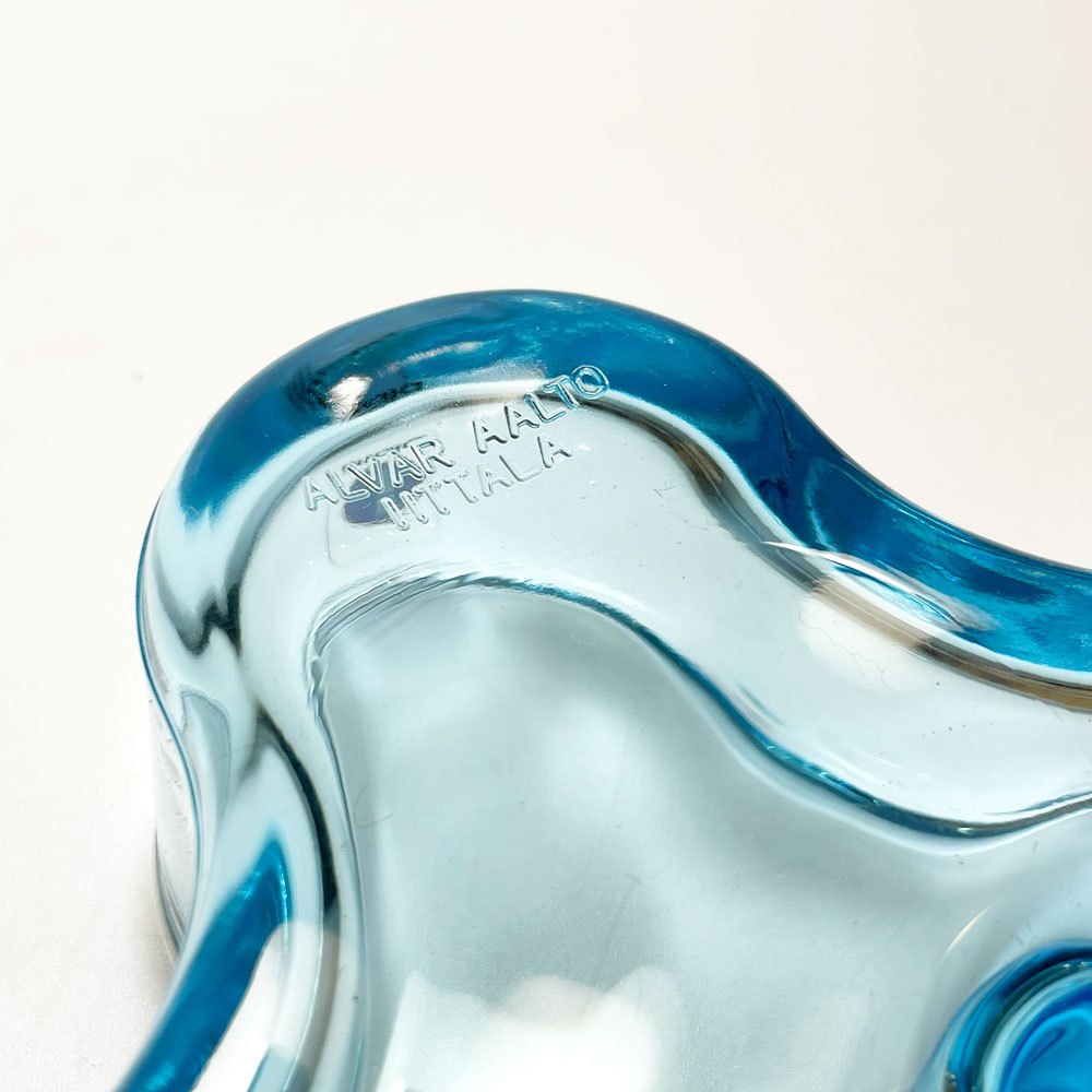 イッタラ iittala アルヴァ・アアルトコレクション Alvar Aalto Collection ボウル 98mm ライトブルー 廃番 ★