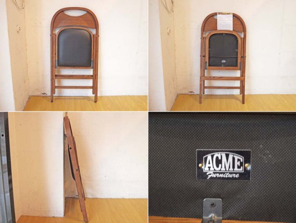 アクメ ファニチャー ACME Furniture カルバー フォールディング チェア CULVER CHAIR 折畳 ラバーウッド ★