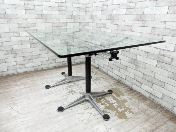 ハーマンミラー Herman Miller バーディックグループテーブル Burdick Group Table カンファレンステーブル ガラステーブル ●