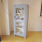 シャビーシック Shabby chic スリム ガラス キャビネット Slim galass cabinet グレーペイント ケビント ★