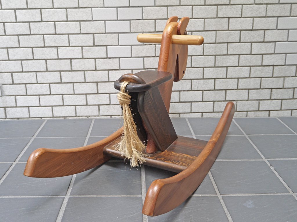 テデ tede JANOSCHIK ロッキングホース 木馬 無垢材 乗用玩具 ドイツ ■