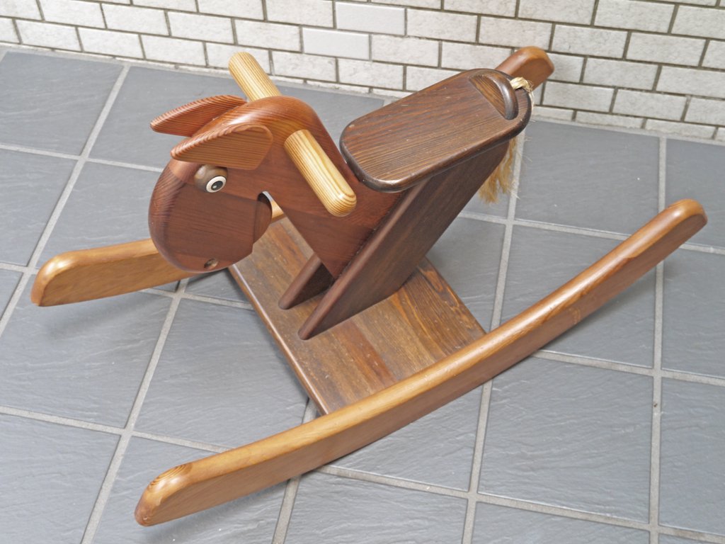 テデ tede JANOSCHIK ロッキングホース 木馬 無垢材 乗用玩具 ドイツ ■