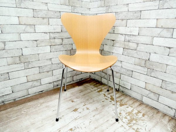 フリッツハンセン Fritz Hansen セブンチェア ビーチ材 ナチュラル アルネ・ヤコブセン Arne Jacobsen デンマーク 北欧家具 A ●