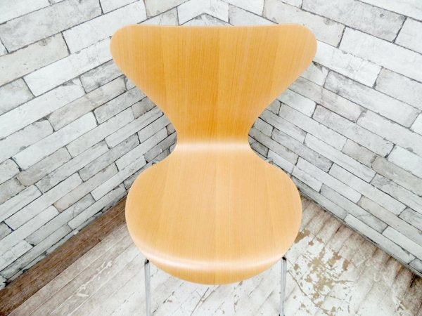 フリッツハンセン Fritz Hansen セブンチェア ビーチ材 ナチュラル アルネ・ヤコブセン Arne Jacobsen デンマーク 北欧家具 B ●