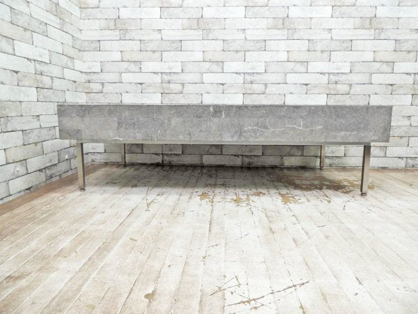 フクラ HUKLA 石材 センターテーブル ELT001 モダンデザイン 廃盤サイズ 定価約15.8万円 ●