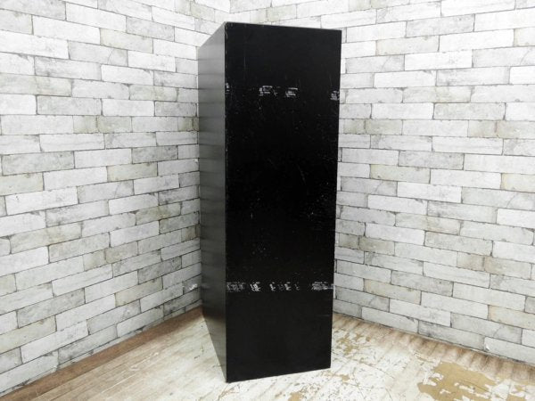 インダストリアルスタイル オープンシェルフ 2×4 スチール製 ブラック ●