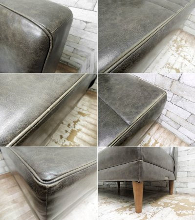 ニコアンド niko and... クラシック ダイナー CLASSIC DINER ベンチ ソファ BENCH SOFA  アメリカンレトロ ●